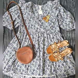 NWT H&M Peasant Blouse Size M